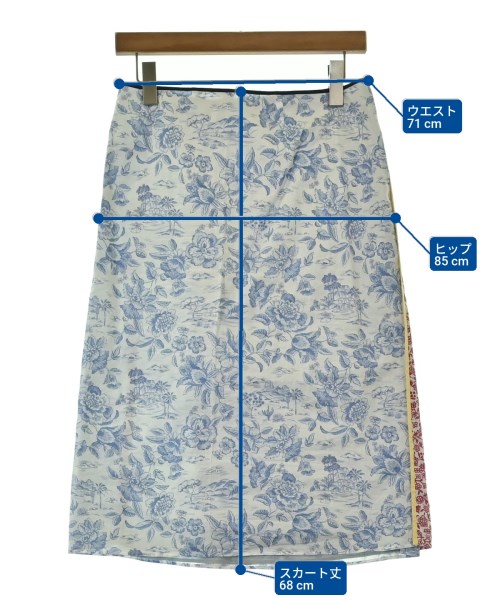 BACCA（バッカ）ロング・マキシ丈スカート 白 サイズ:36(S位) レディース/2200679650034