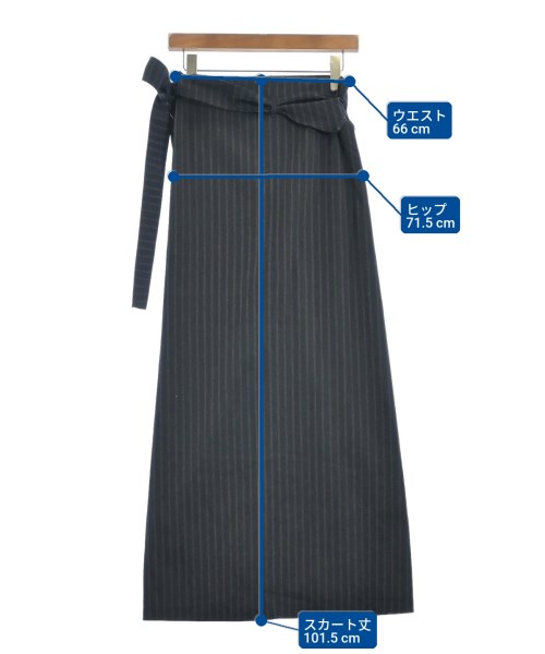BACCA（バッカ）ロング・マキシ丈スカート 紺 サイズ:36(S位) レディース/2200656789030