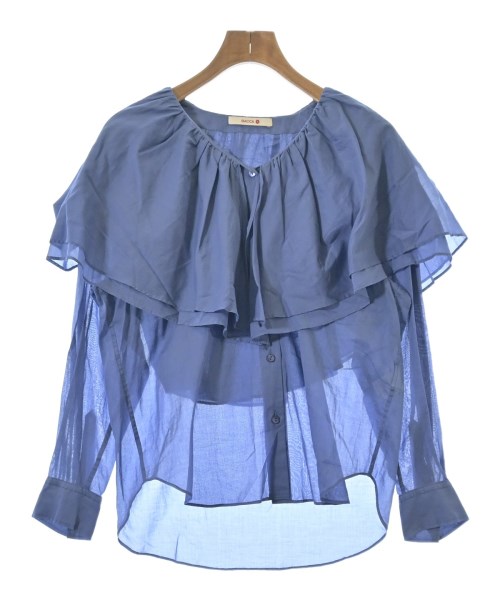 BACCA(バッカ)ブラウス 青 サイズ:36(S位)/2200655788065