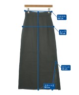 BACCA（バッカ）ロング・マキシ丈スカート カーキ サイズ:34(XS位) レディース/2200659835093
