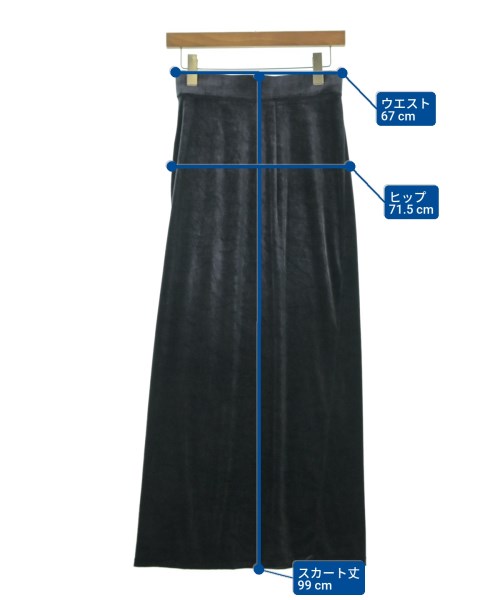 BACCA（バッカ）ロング・マキシ丈スカート 紺 サイズ:36(S位) レディース/2200660785035