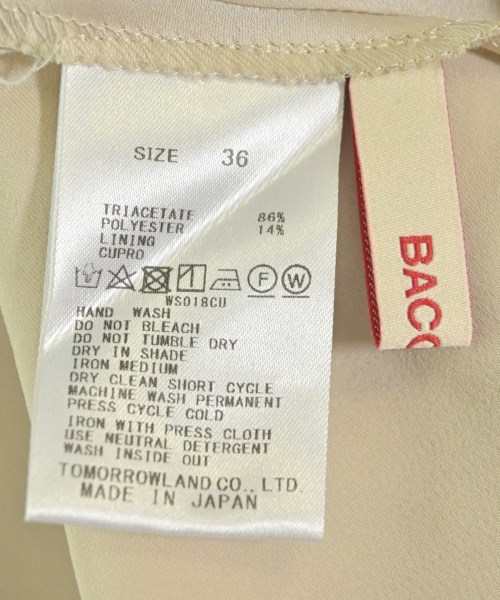 BACCA（バッカ）ワンピース ベージュ サイズ:36(S位) レディース/2200633802059