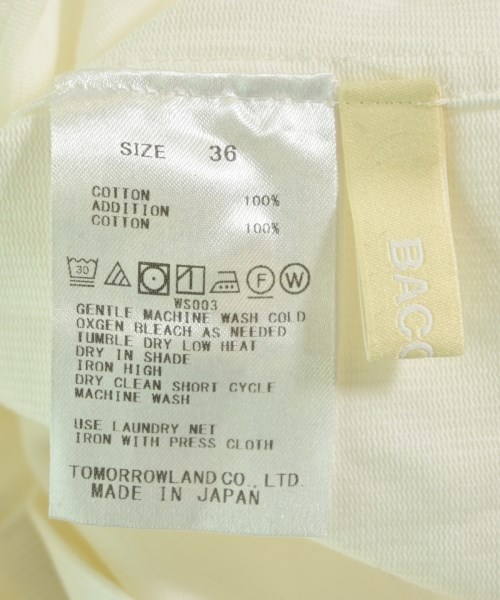 BACCA（バッカ）オールインワン/サロペット 白 サイズ:36(S位) レディース/2200653774107