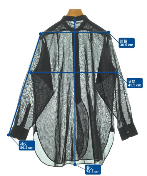 BACCA（バッカ）カジュアルシャツ 黒 サイズ:36(S位) レディース/2200666468192