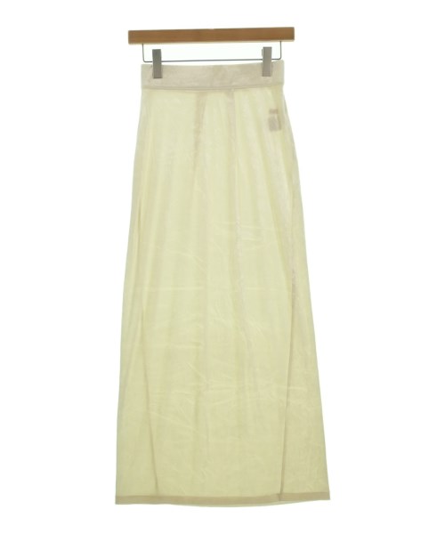 BACCA(バッカ)ロング・マキシ丈スカート 白 サイズ:34(XS位)/2200666468604