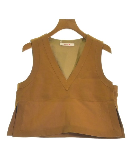 BACCA(バッカ)ブラウス 茶 サイズ:36(S位)/2200669447095