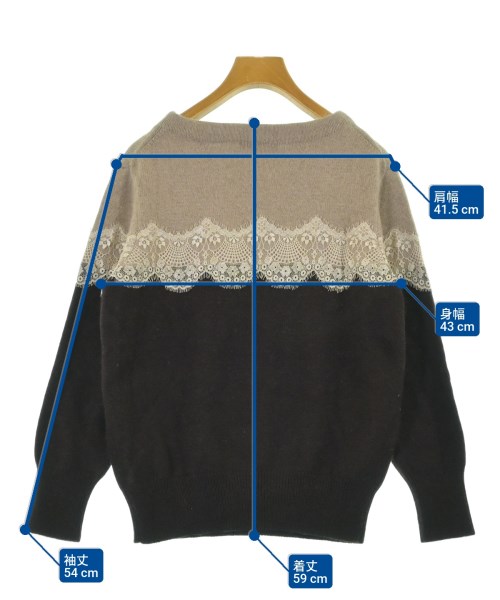 La TOTALITE（ラトータリテ）ニット・セーター 茶 サイズ:-(M位) レディース/2200647304037