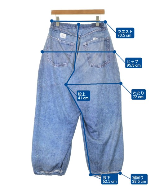 TALKING ABOUT THE ABSTRACTION（トーキングアバウトジアブストラクション）スウェットパンツ 青 サイズ:M メンズ/2200615205014