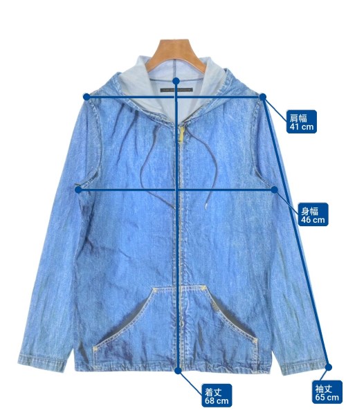 TALKING ABOUT THE ABSTRACTION（トーキングアバウトジアブストラクション）パーカー 青 サイズ:3(L位) メンズ/2200673702289