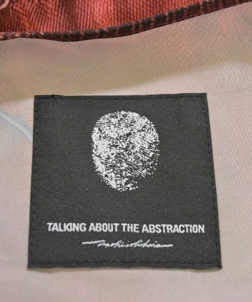 TALKING ABOUT THE ABSTRACTION（トーキングアバウトジアブストラクション）カジュアルシャツ 赤 サイズ:L メンズ/2200730840169