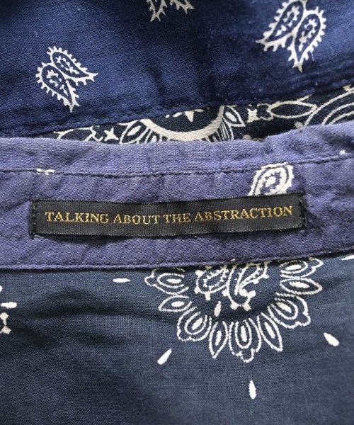 TALKING ABOUT THE ABSTRACTION（トーキングアバウトジアブストラクション）カジュアルシャツ 紺 サイズ:3(L位) メンズ/2200722566046