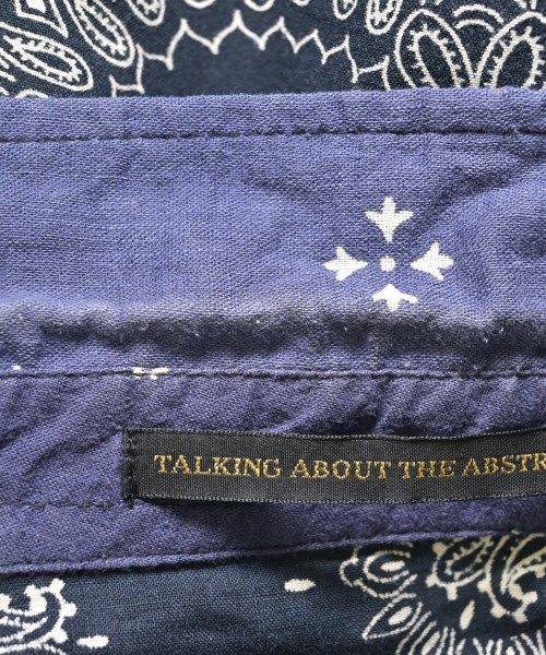 TALKING ABOUT THE ABSTRACTION（トーキングアバウトジアブストラクション）カジュアルシャツ 紺 サイズ:3(L位) メンズ/2200722566046