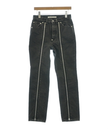 ジョンローレンスサリバン★ブラックジーンズ　フレア　46サイズ　メンズ JOHN LAWRENCE SULLIVAN RIGID DENIM TAPERED PANTS (JLS-02-07