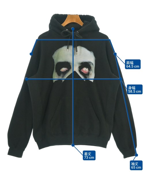 JOHN LAWRENCE SULLIVAN（ジョンローレンスサリバン）パーカー 黒 サイズ:S メンズ/2200635748027