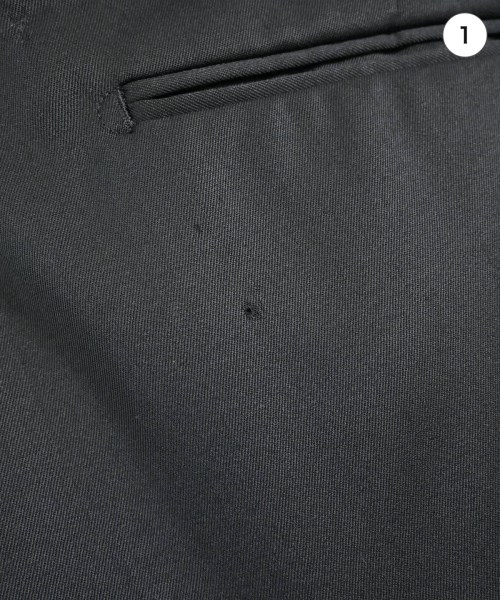 JOHN LAWRENCE SULLIVAN（ジョンローレンスサリバン）スラックス 黒 サイズ:44(S位) メンズ/2200534795115