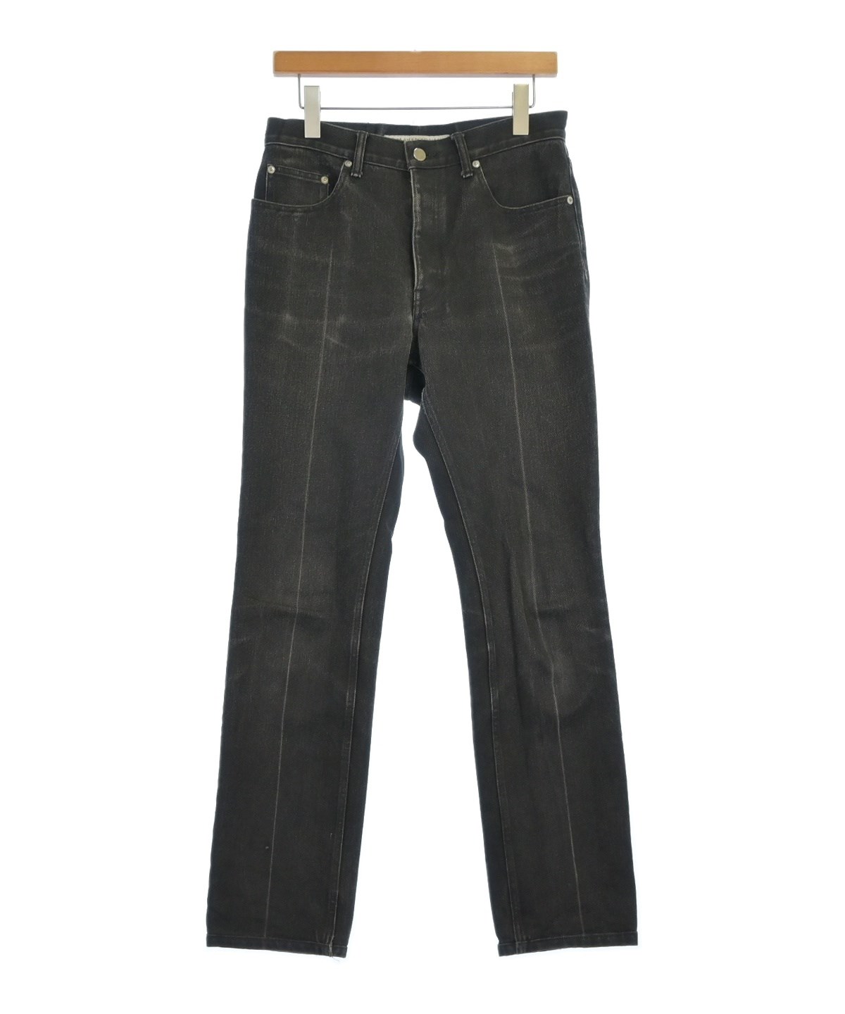 [JOHN LAWRENCE SULLIVAN サリバン] ショート デニム Washed denim super wide pants