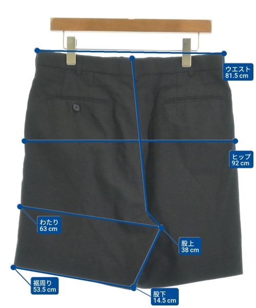 JOHN LAWRENCE SULLIVAN（ジョンローレンスサリバン）ショートパンツ 黒 サイズ:48(L位) メンズ/2200622701028