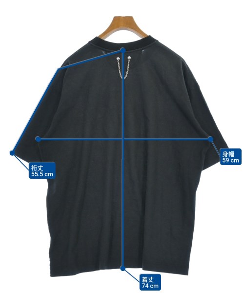 JOHN LAWRENCE SULLIVAN（ジョンローレンスサリバン）Tシャツ・カットソー 黒 サイズ:M メンズ/2200624102014