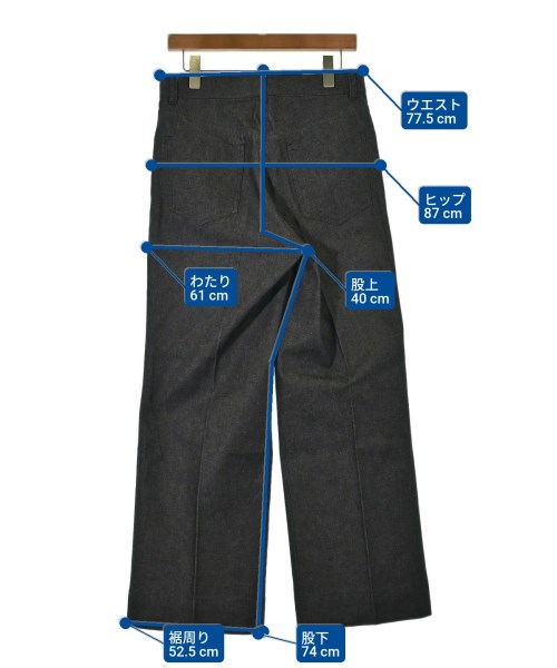 JOHN LAWRENCE SULLIVAN（ジョンローレンスサリバン）デニムパンツ 黒 サイズ:44(S位) メンズ/2200625005055