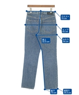 JOHN LAWRENCE SULLIVAN（ジョンローレンスサリバン）デニムパンツ 青 サイズ:44(S位) メンズ/2200625402052