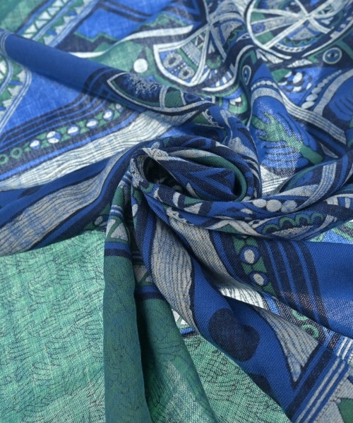 JOHN LAWRENCE SULLIVAN（ジョンローレンスサリバン）ストール 青 サイズ:- メンズ/2200627164125