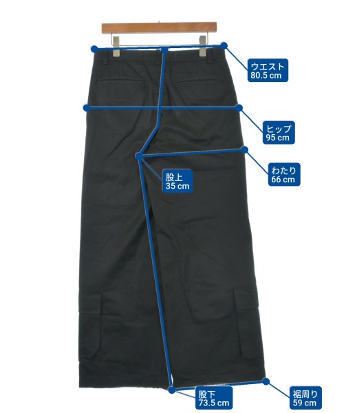 JOHN LAWRENCE SULLIVAN（ジョンローレンスサリバン）カーゴパンツ 黒 サイズ:46(M位) メンズ/2200619414016