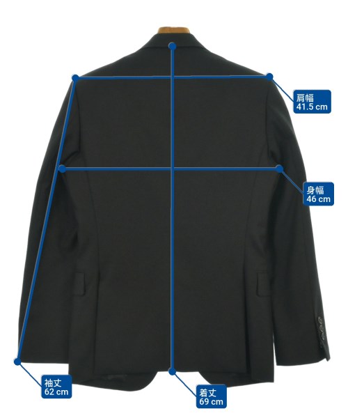 JOHN LAWRENCE SULLIVAN（ジョンローレンスサリバン）ジャケット 黒 サイズ:34(XXS位) メンズ/2200620406017