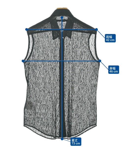 JOHN LAWRENCE SULLIVAN（ジョンローレンスサリバン）カジュアルシャツ 黒 サイズ:48(L位) メンズ/2200673088055