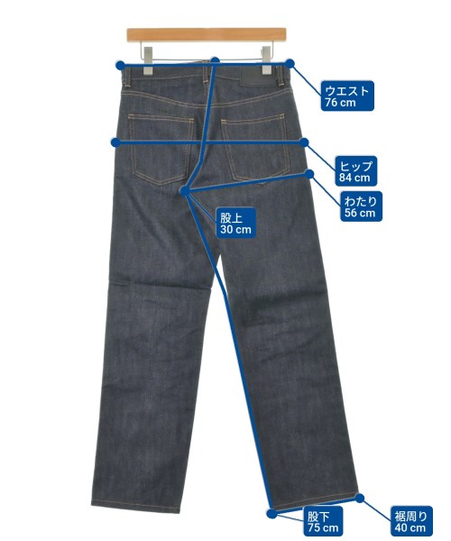 JOHN LAWRENCE SULLIVAN（ジョンローレンスサリバン）デニムパンツ 紺 サイズ:44(S位) メンズ/2200673752048