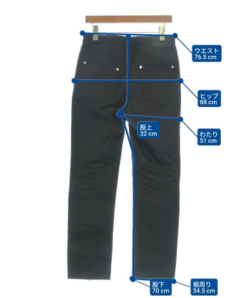 JOHN LAWRENCE SULLIVAN（ジョンローレンスサリバン）デニムパンツ 黒 サイズ:44(S位) メンズ/2200675077026