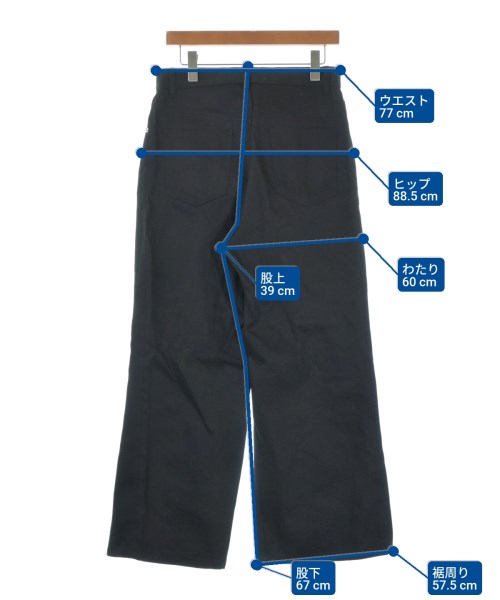 JOHN LAWRENCE SULLIVAN（ジョンローレンスサリバン）デニムパンツ 黒 サイズ:44(S位) メンズ/2200675077033