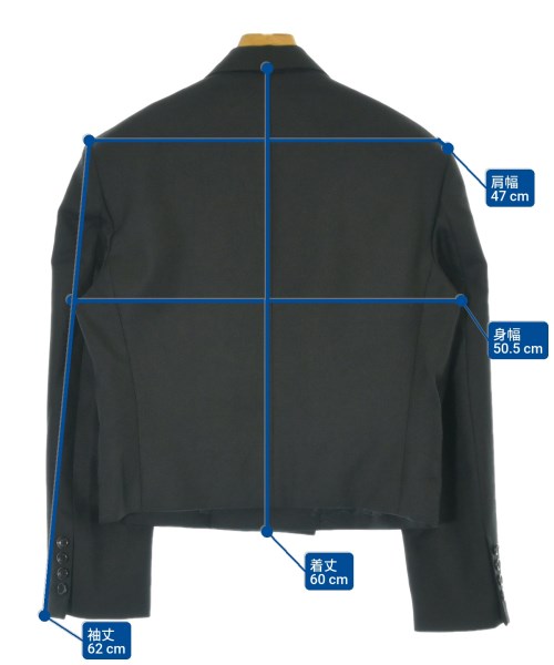 JOHN LAWRENCE SULLIVAN（ジョンローレンスサリバン）ジャケット 黒 サイズ:44(S位) メンズ/2200677323015