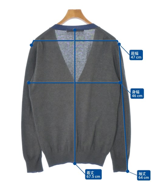 JOHN LAWRENCE SULLIVAN（ジョンローレンスサリバン）カーディガン グレー サイズ:-(M位) メンズ/2200678317013