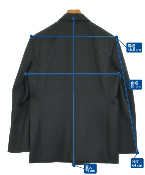 JOHN LAWRENCE SULLIVAN（ジョンローレンスサリバン）カジュアルジャケット 黒 サイズ:46(M位) メンズ/2200679455011