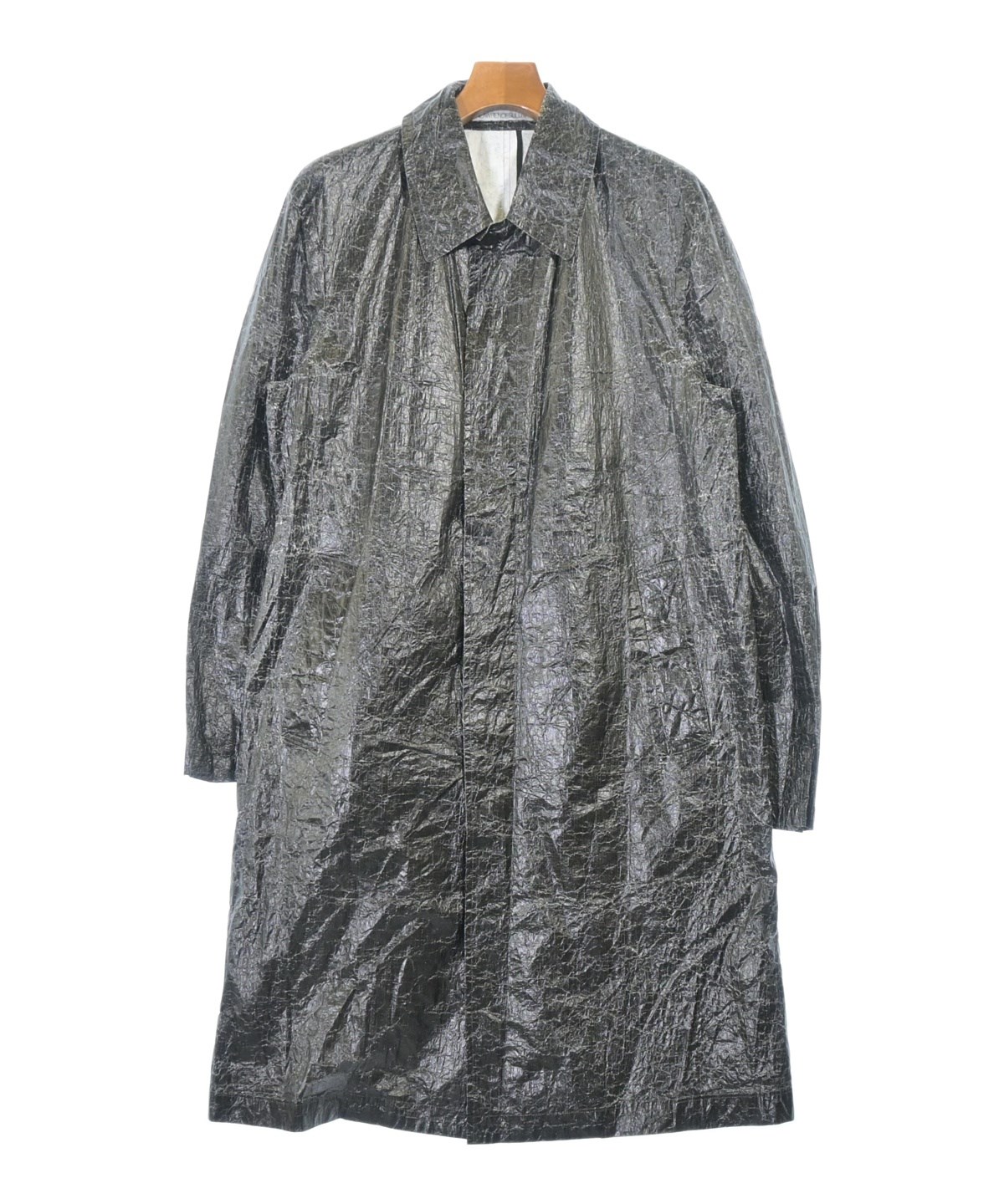 極美品■ジョンローレンサリバン　クロコダイルエンボス加工　バルカラーコート　44 JOHN LAWRENCE SULLIVAN（ジョンローレンスサリバン）ステンカラー