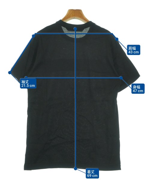 JOHN LAWRENCE SULLIVAN（ジョンローレンスサリバン）Tシャツ・カットソー 黒 サイズ:L メンズ/2200650571075