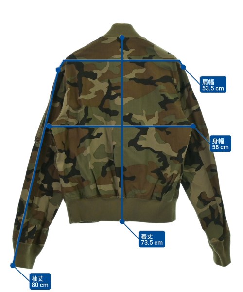 JOHN LAWRENCE SULLIVAN（ジョンローレンスサリバン）ミリタリーブルゾン カーキ サイズ:-(XL位) メンズ/2200657207014