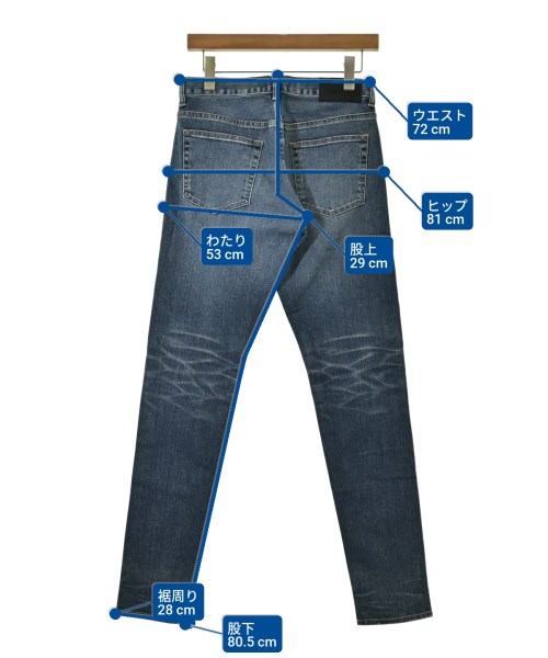 JOHN LAWRENCE SULLIVAN（ジョンローレンスサリバン）デニムパンツ 紺 サイズ:34(XL位) メンズ/2200660838069