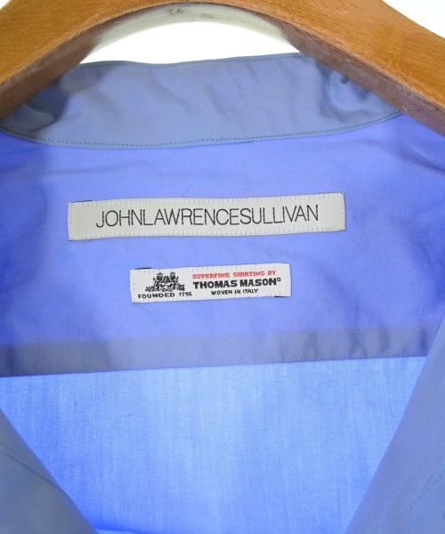 JOHN LAWRENCE SULLIVAN（ジョンローレンスサリバン）ドレスシャツ 青 サイズ:38(M位) メンズ/2200703129567