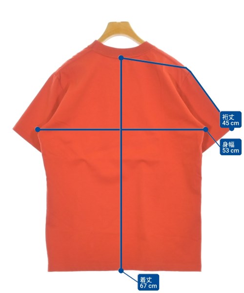 JOHN LAWRENCE SULLIVAN（ジョンローレンスサリバン）Tシャツ・カットソー オレンジ サイズ:S メンズ/2200703129956