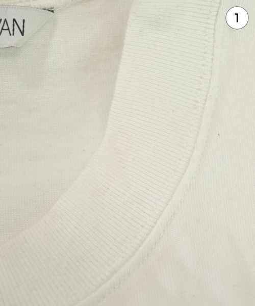 JOHN LAWRENCE SULLIVAN（ジョンローレンスサリバン）Tシャツ・カットソー 白 サイズ:XS メンズ/2200716222064