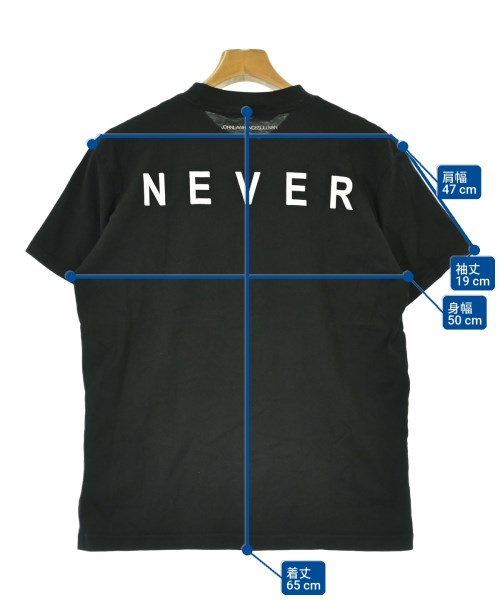 JOHN LAWRENCE SULLIVAN（ジョンローレンスサリバン）Tシャツ・カットソー 黒 サイズ:S メンズ/2200717746026