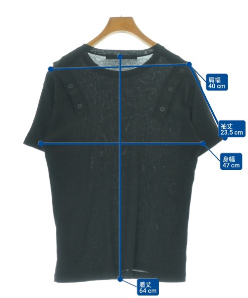 JOHN LAWRENCE SULLIVAN（ジョンローレンスサリバン）Tシャツ・カットソー 黒 サイズ:S メンズ/2200717986088