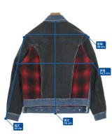 JOHN LAWRENCE SULLIVAN（ジョンローレンスサリバン）デニムジャケット 青 サイズ:44(S位) メンズ/2200645987010