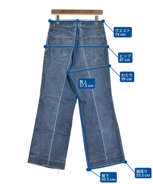 JOHN LAWRENCE SULLIVAN（ジョンローレンスサリバン）デニムパンツ 青 サイズ:44(S位) メンズ/2200637863063