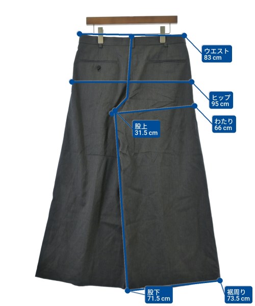 JOHN LAWRENCE SULLIVAN（ジョンローレンスサリバン）スラックス グレー サイズ:48(L位) メンズ/2200647220047