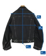 JOHN LAWRENCE SULLIVAN（ジョンローレンスサリバン）デニムジャケット 黒 サイズ:46(M位) メンズ/2200651617017