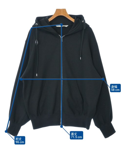 JOHN LAWRENCE SULLIVAN（ジョンローレンスサリバン）パーカー 黒 サイズ:M メンズ/2200651617024