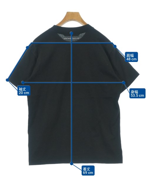 JOHN LAWRENCE SULLIVAN（ジョンローレンスサリバン）Tシャツ・カットソー 黒 サイズ:M メンズ/2200702905032