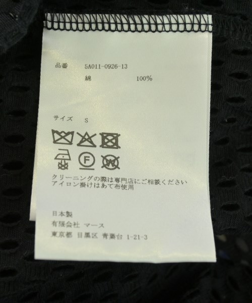 JOHN LAWRENCE SULLIVAN（ジョンローレンスサリバン）Tシャツ・カットソー 黒 サイズ:S メンズ/2200709318057